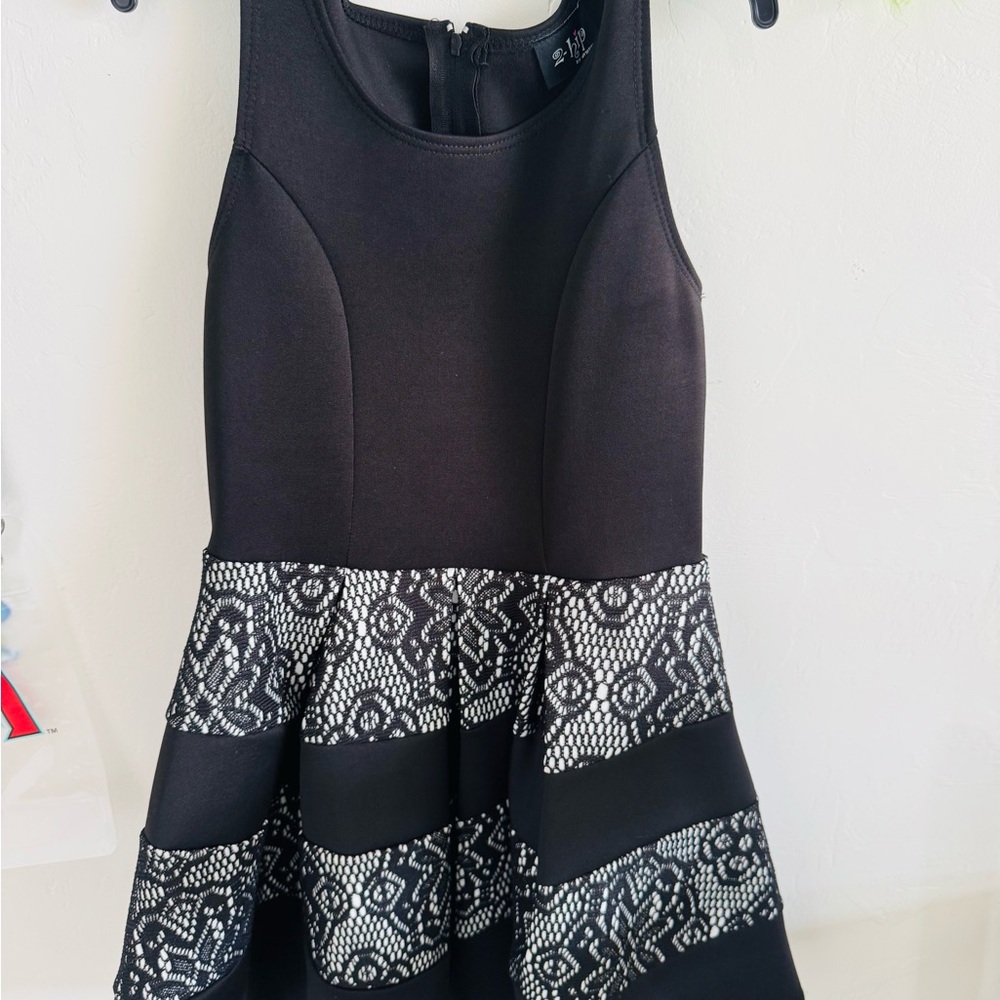 Black and White Kids Dress